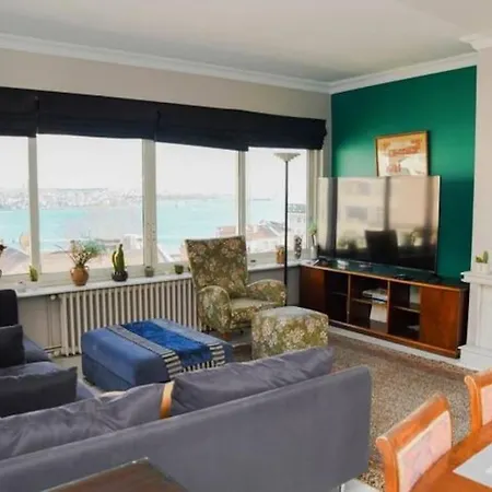 Spectacular Bosphorus View, Private Rooftop Terrace 6br, 2ba