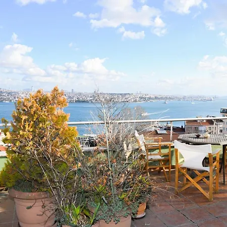 Lejlighed Spectacular Bosphorus View, Private Rooftop Terrace 6br, 2ba